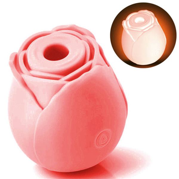 Glow in dark rose vibrator