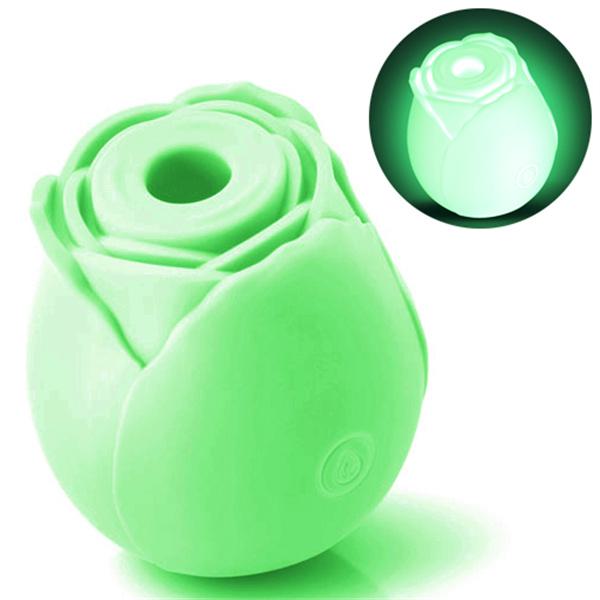 Glow in dark rose vibrator