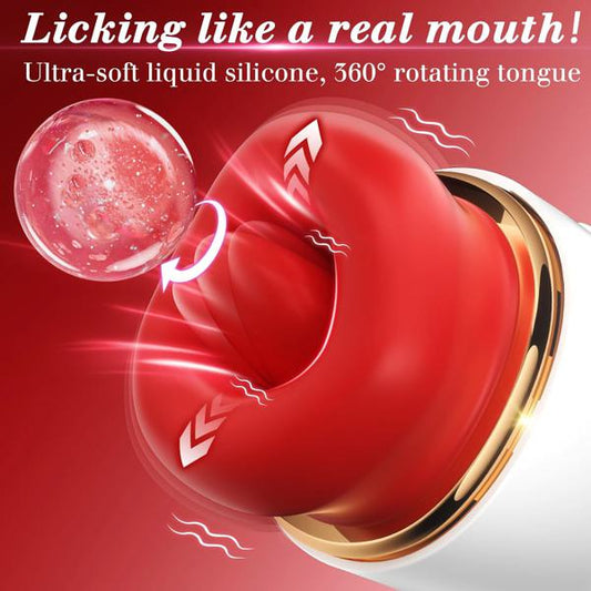 Suction Big Mouth Vibrator for Clitoral Licking