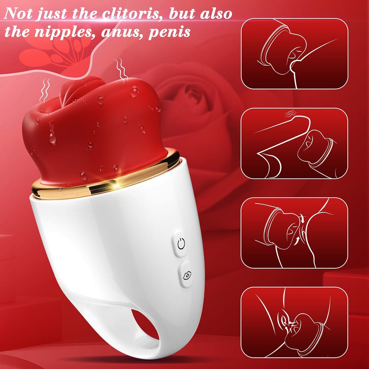 Suction Big Mouth Vibrator for Clitoral Licking