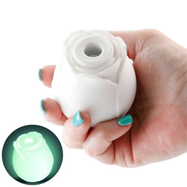 Glow in dark rose vibrator