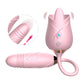 Licking Rose Vibrator Dildo Pro3 Red