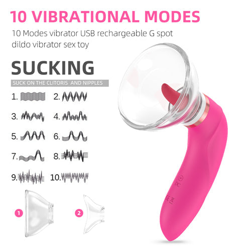 Handheld Sucking Vibrator