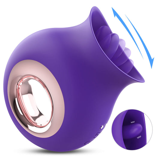 Tongue Licking Vibrator Purple