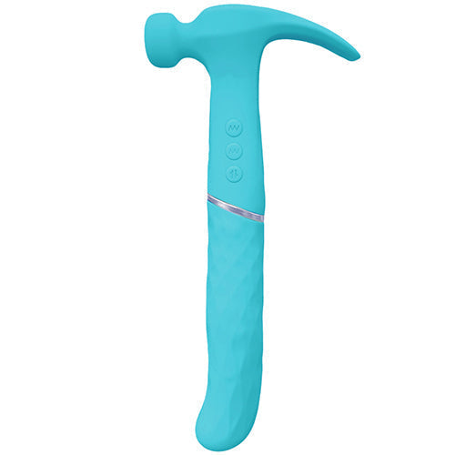 Curved Hammer Vibrator Green