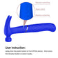 Curved Hammer Vibrator Blue