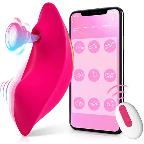 APP & Remote Control Sucking Egg Vibrator Paramela