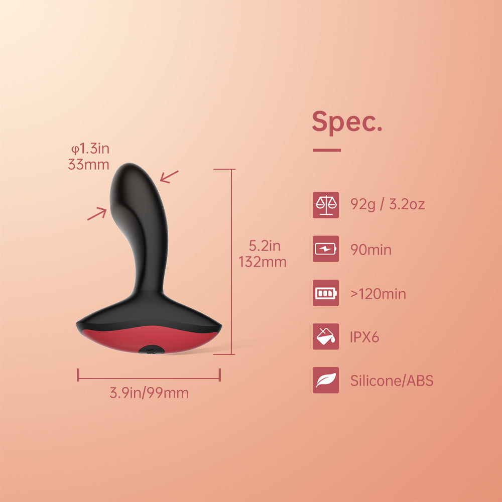 APP Control Anal Vibrator Moon