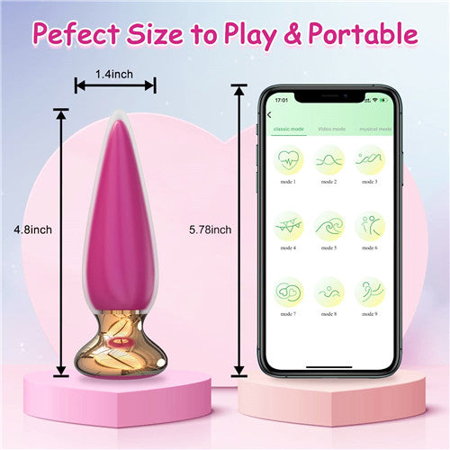 App & Remote Control Anal Vibrator Sharpay