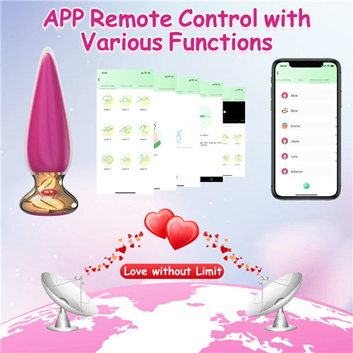 App & Remote Control Anal Vibrator Sharpay