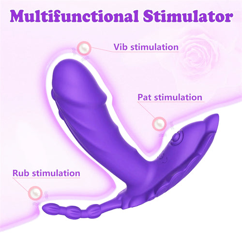 Butterfly Wearable Panty Vibrator Purple