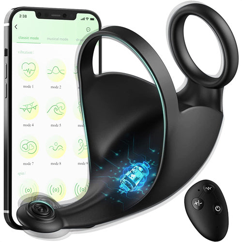 APP & Remote Control Vibrating Penis Rings Eigil