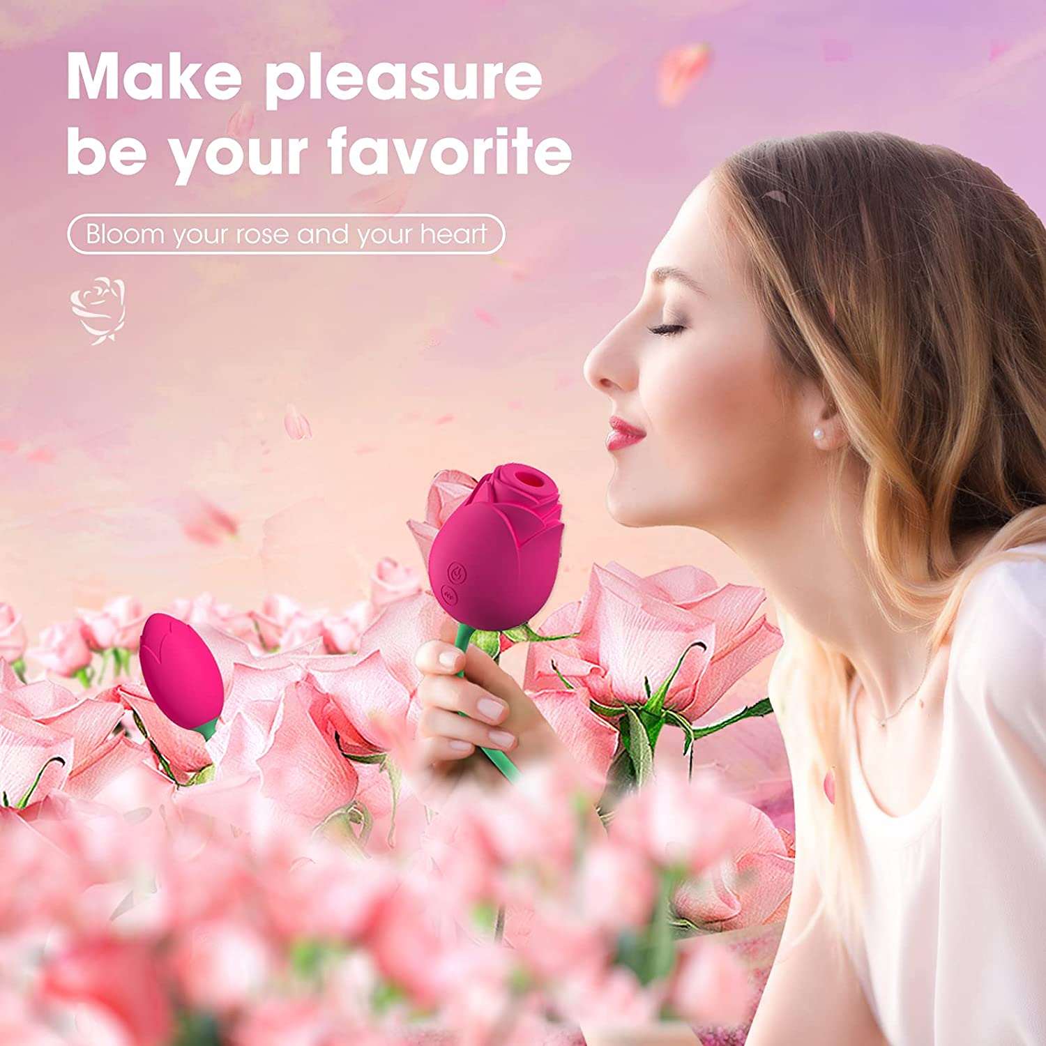 Flexable Rose Vibrator