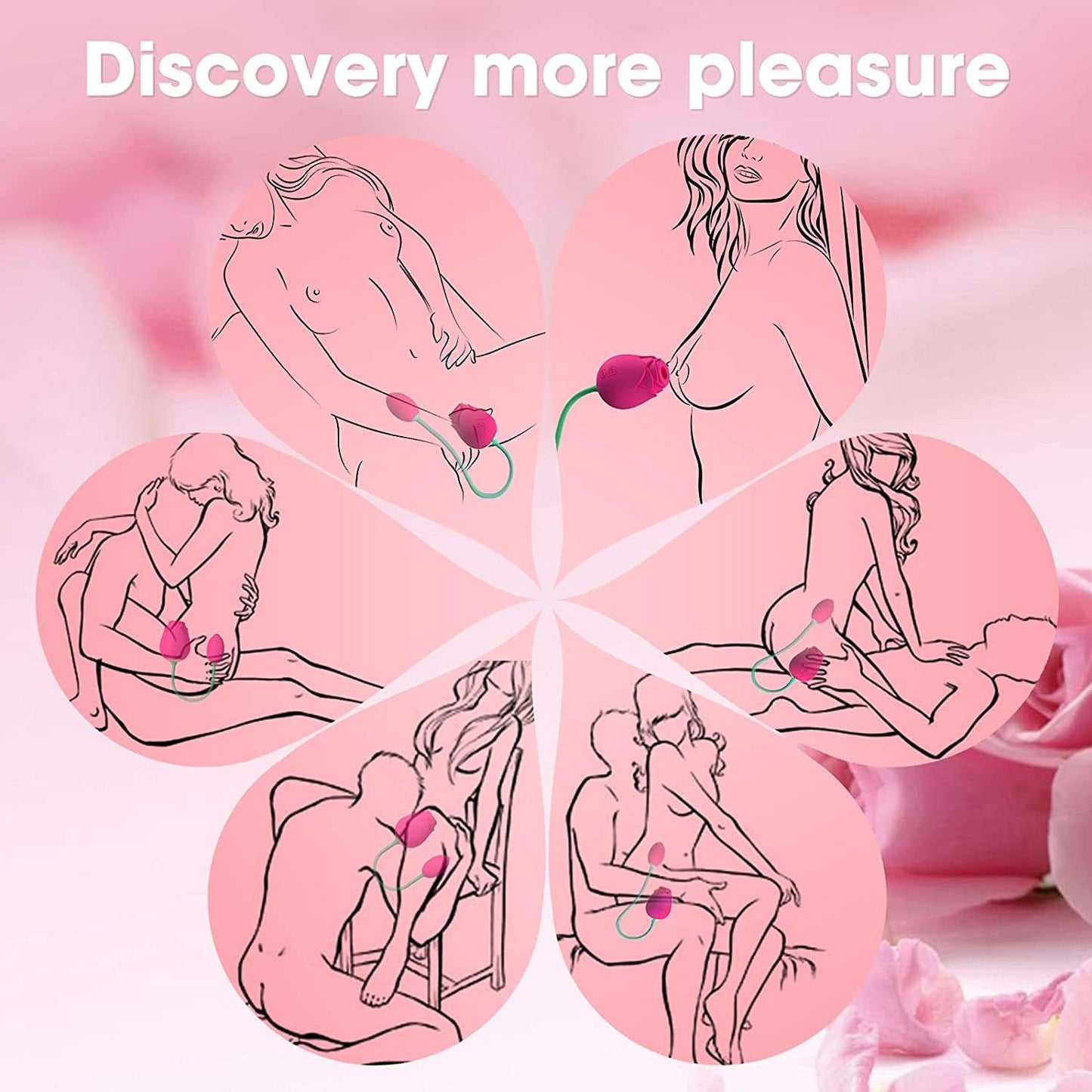 Flexable Rose Vibrator