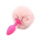 Rabbit Tail Butt Plug_ White & Pink