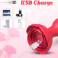 Rose Vibrating Anal Plug