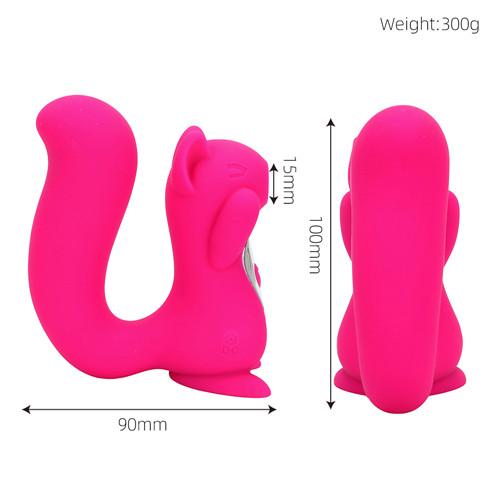 Squirrel Vibrator Red