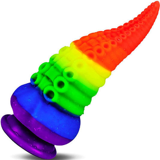 Tentacle G-spot Dildo Rainbow