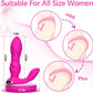 App＆Remote Control Thrusting Vibrator Thrusting Nancee Red