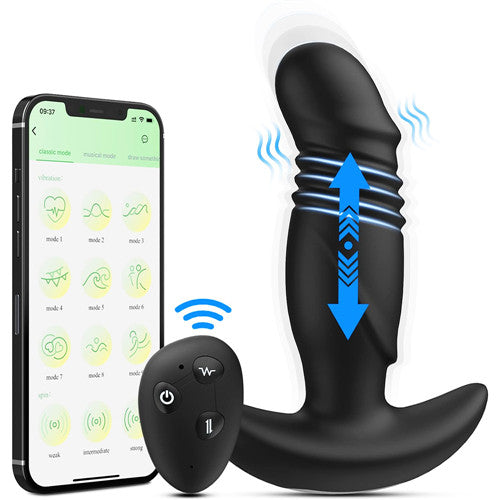 App & Remote Control Anal Vibrator Natalie