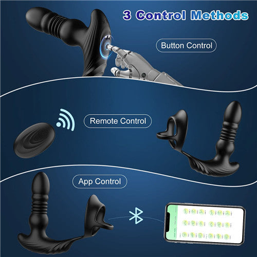 App & Remote Control Thrusting Anal Vibrator Kyra