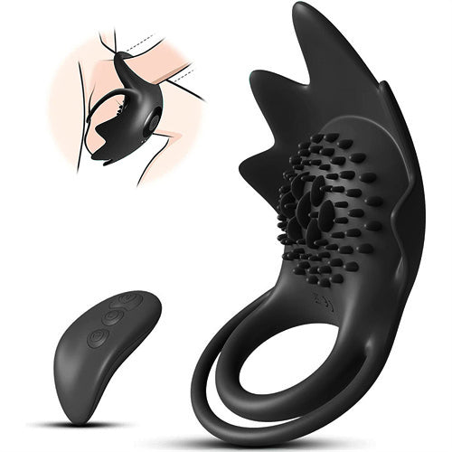 Vibrating Cock Ring Beryl Black