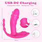 Butterfly Wearable Panty Vibrator Hot Pink