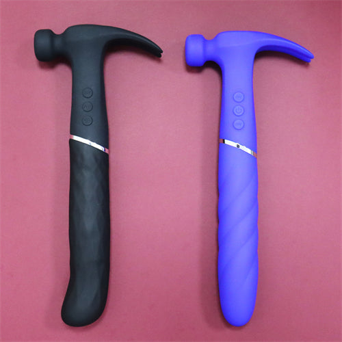 Rounded Hammer Vibrator Blue