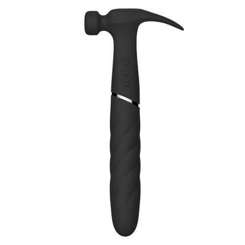 Rounded Hammer Vibrator Black