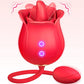 Rose Licking Vibrator Red