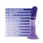 7.5 Inch Dildo Purple Rain