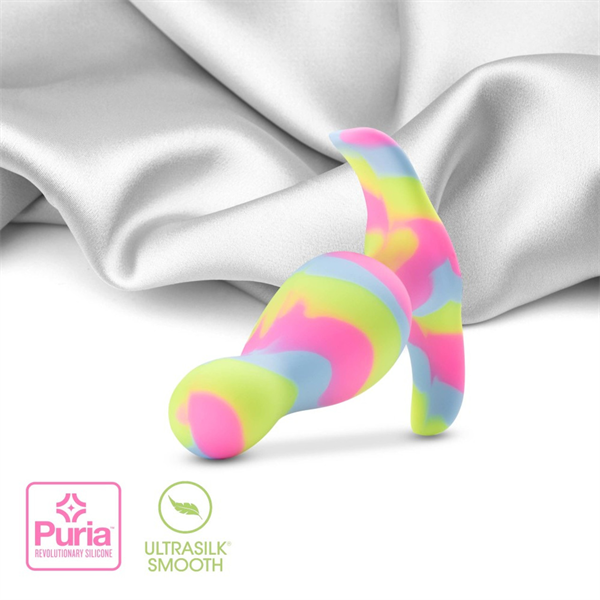 3.5 Inch Butt Plug Dildo Kaleido Lime