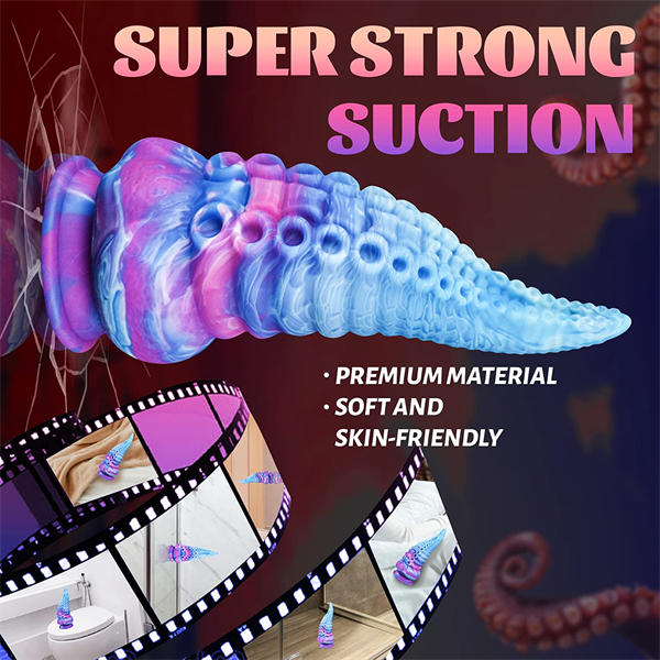 Tentacle G-spot Dildo Blue