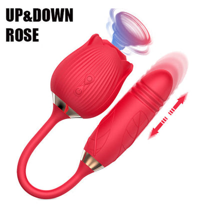 Rose With Dildo Blue